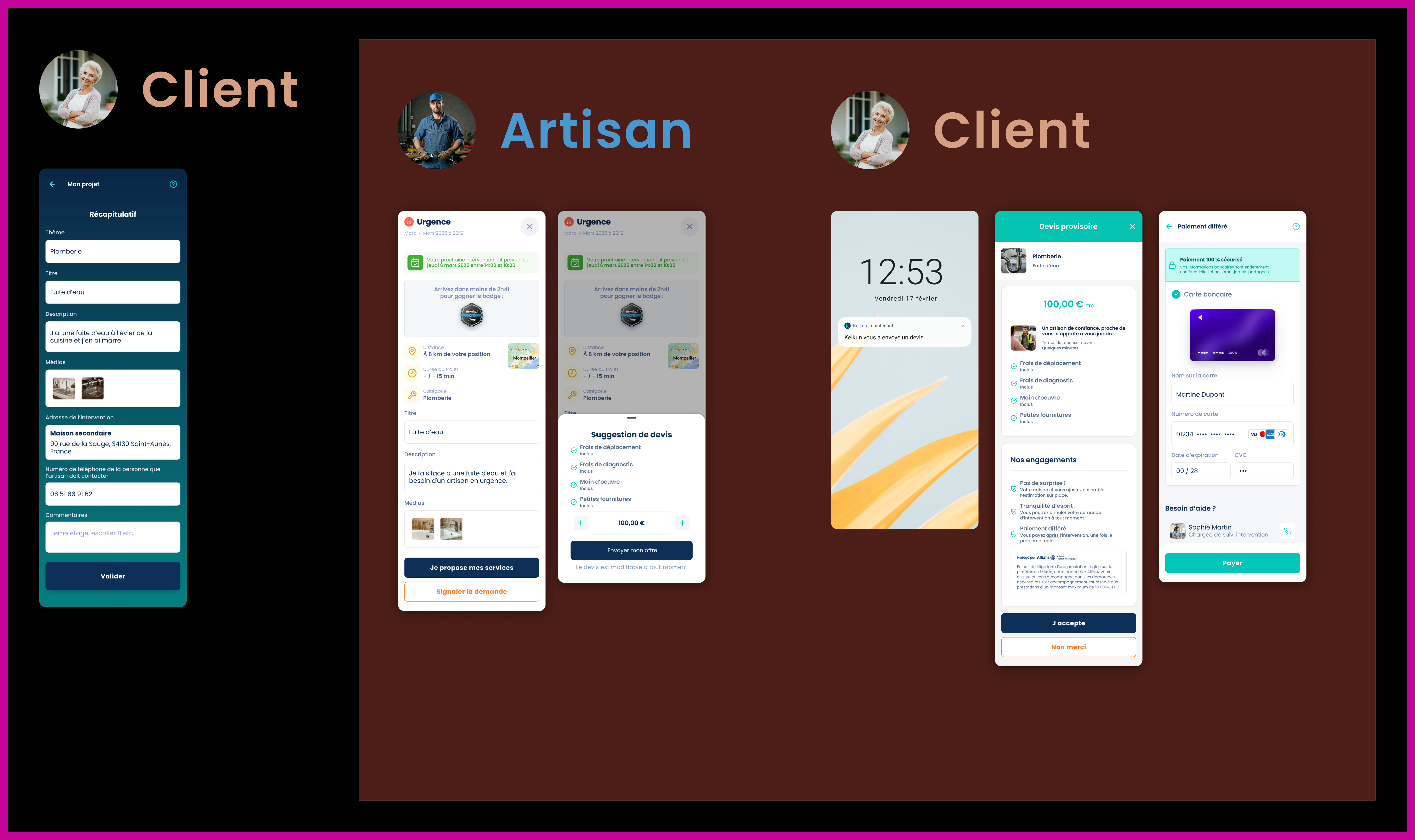 Parcours déclaration client