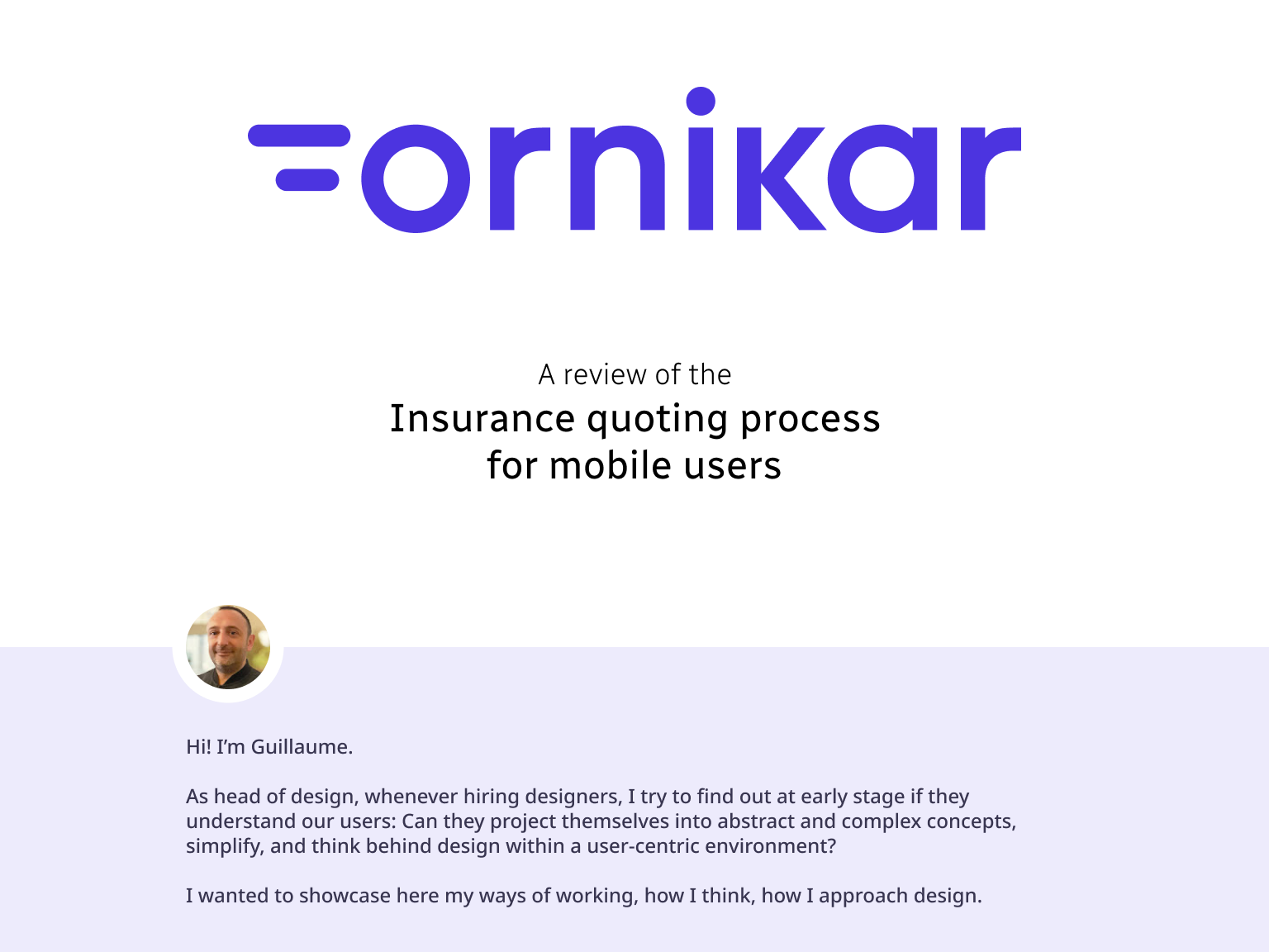 Ornikar — Design challenge