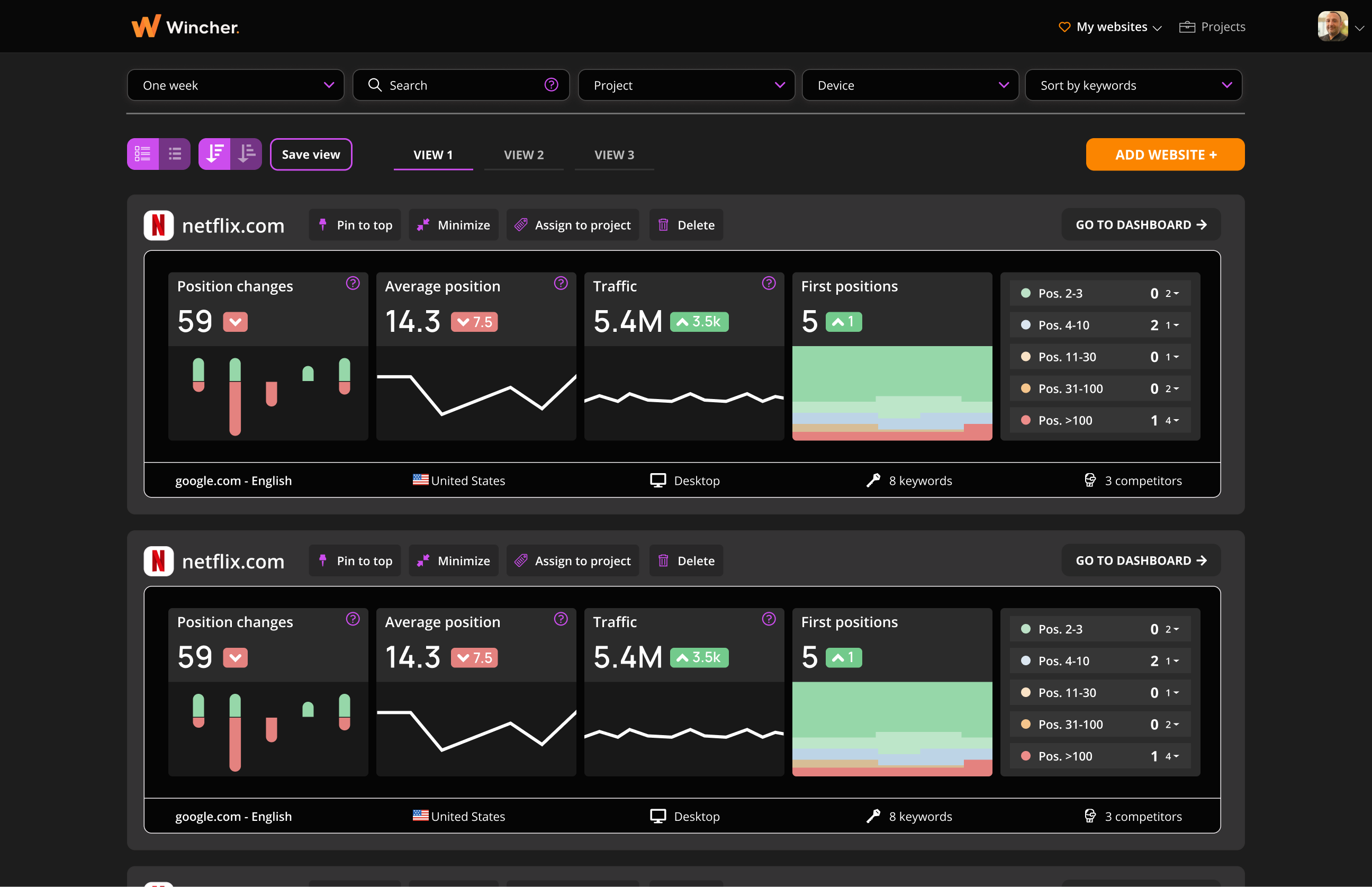 Vue d'ensemble du dark mode